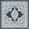 Safavieh Madison 500 MAD506N Cream/Navy Area Rug Square Image