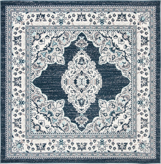 Safavieh Madison 500 MAD506N Cream/Navy Area Rug Square Image