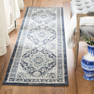 Safavieh Madison 500 MAD507N Turquoise/Navy Area Rug Lifestyle Image