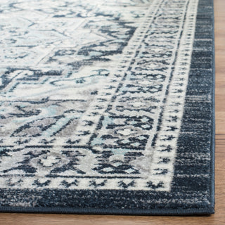 Safavieh Madison 500 MAD507N Turquoise/Navy Area Rug Detail Image