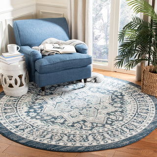 Safavieh Madison 500 MAD507N Turquoise/Navy Area Rug Lifestyle Image