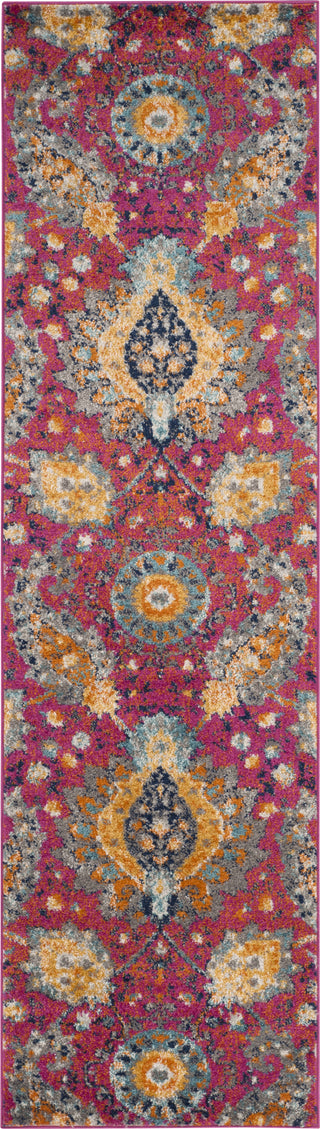 Safavieh Madison MAD600A Fuchsia/Gold Area Rug 