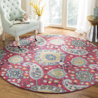 Safavieh Madison MAD600A Fuchsia/Gold Area Rug 