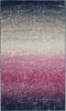 Safavieh Madison MAD601M Fuchsia/Navy Area Rug 