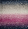 Safavieh Madison MAD601M Fuchsia/Navy Area Rug 