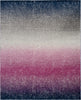 Safavieh Madison MAD601M Fuchsia/Navy Area Rug 
