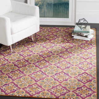 Safavieh Madison MAD605A Fuchsia/Gold Area Rug  Feature