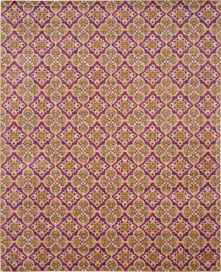 Safavieh Madison MAD605A Fuchsia/Gold Area Rug 