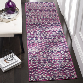 Safavieh Madison MAD606M Fuchsia/Navy Area Rug 