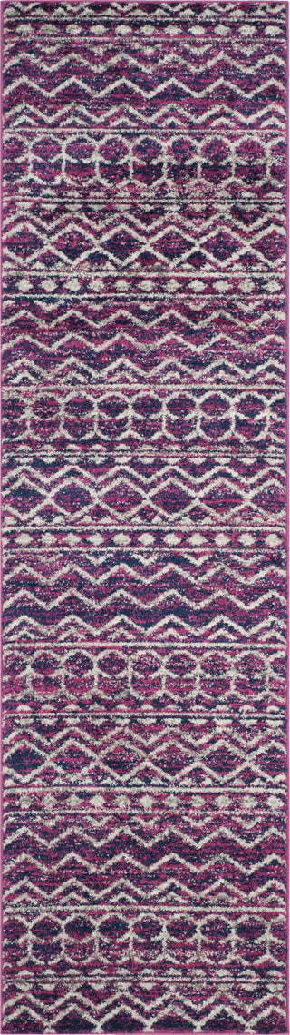 Safavieh Madison MAD606M Fuchsia/Navy Area Rug 