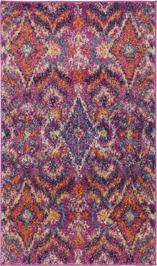 Safavieh Madison MAD610M Fuchsia/Multi Area Rug 