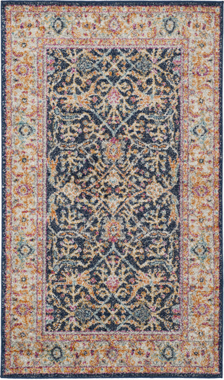 Safavieh Madison MAD612D Navy/Creme Area Rug 