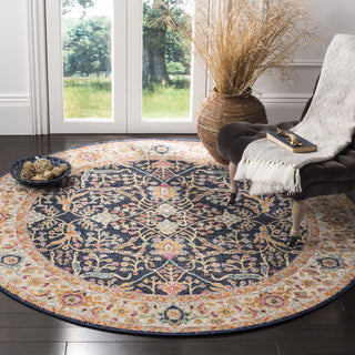 Safavieh Madison MAD612D Navy/Creme Area Rug 