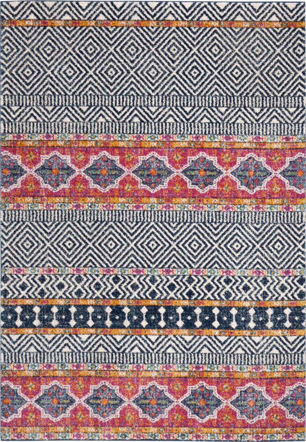 Safavieh Madison 700 MAD797N Navy/Ivory Area Rug