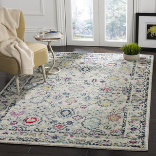 Safavieh Madison MAD923R Light Grey/Fuchsia Area Rug  Feature