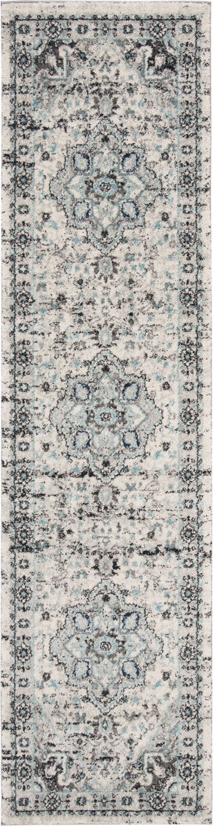 Safavieh Madison 900 MAD924F Light Grey/Blue Area Rug Runner Image