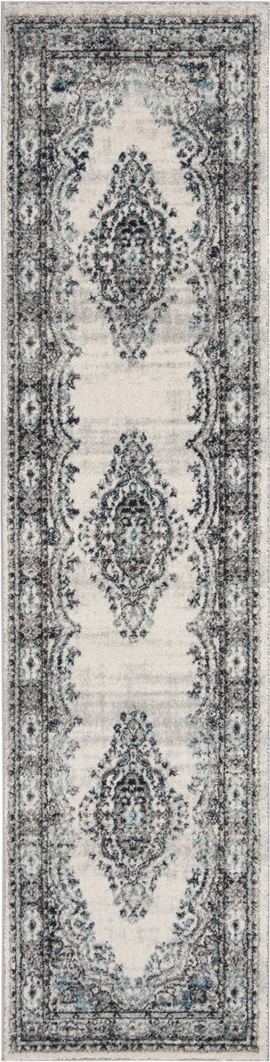 Safavieh Madison 900 MAD926F Light Grey/Blue Area Rug Runner Image