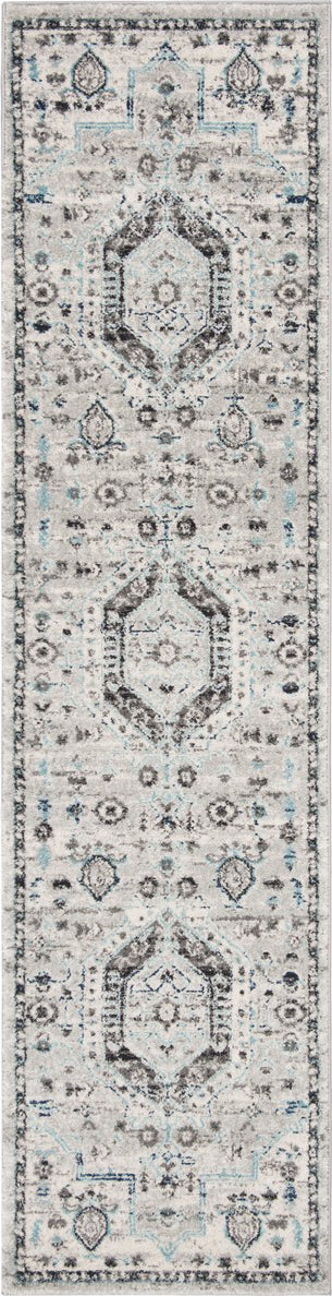 Safavieh Madison 900 MAD928F Grey/Dark Grey Area Rug Runner Image