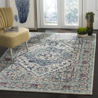 Safavieh Madison MAD930N Navy/Fuchsia Area Rug  Feature