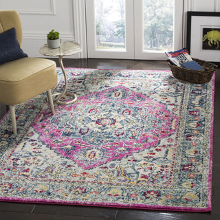 Safavieh Madison MAD930R Fuchsia/Aqua Area Rug  Feature