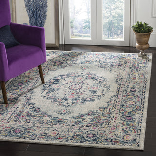 Safavieh Madison MAD931F Light Grey/Fuchsia Area Rug  Feature