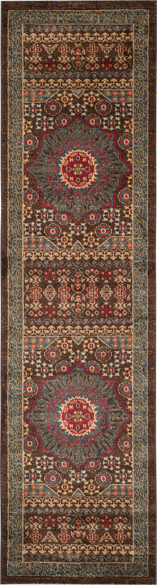 Safavieh Mahal MAH620C Navy/Red Area Rug 