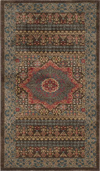 Safavieh Mahal MAH620C Navy/Red Area Rug 