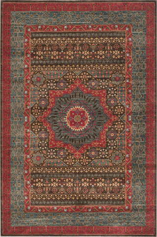 Safavieh Mahal MAH620C Navy/Red Area Rug main image