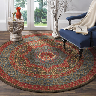 Safavieh Mahal MAH620C Navy/Red Area Rug 