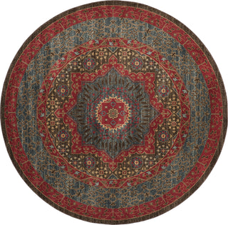 Safavieh Mahal MAH620C Navy/Red Area Rug 