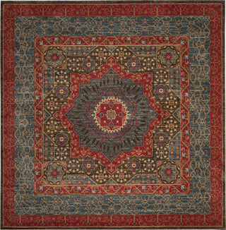 Safavieh Mahal MAH620C Navy/Red Area Rug 