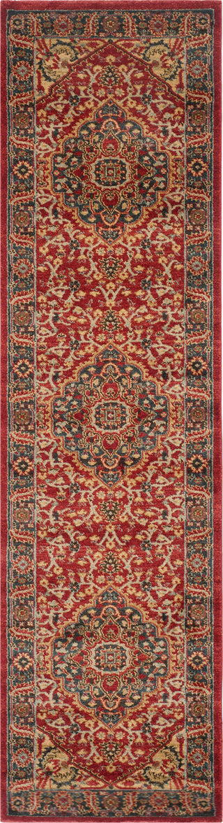 Safavieh Mahal MAH621C Navy/Red Area Rug 