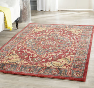 Safavieh Mahal MAH621C Navy/Red Area Rug  Feature