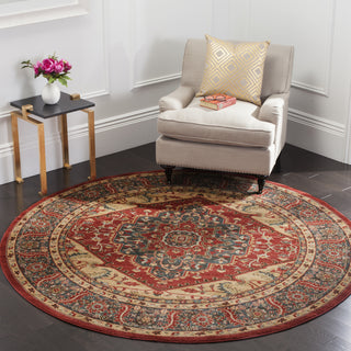 Safavieh Mahal MAH621C Navy/Red Area Rug 