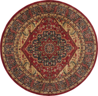 Safavieh Mahal MAH621C Navy/Red Area Rug 