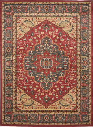 Safavieh Mahal MAH621C Navy/Red Area Rug 