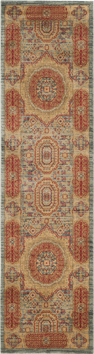 Safavieh Mahal MAH622C Navy/Red Area Rug 