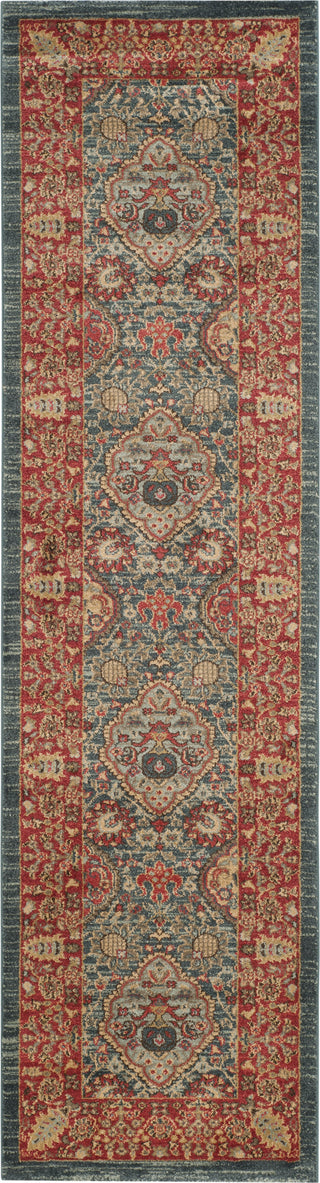 Safavieh Mahal MAH655C Navy/Red Area Rug 