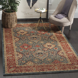 Safavieh Mahal MAH655C Navy/Red Area Rug  Feature