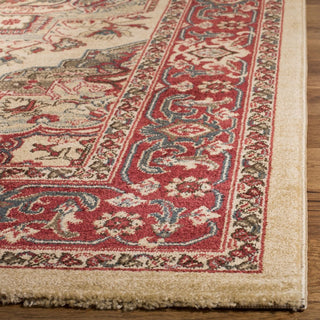 Safavieh Mahal MAH678A Creme/Red Area Rug Detail Image