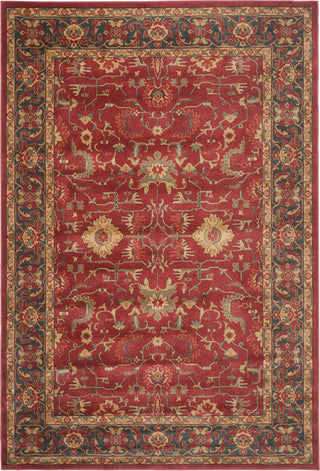 Safavieh Mahal MAH693F Red/Navy Area Rug 