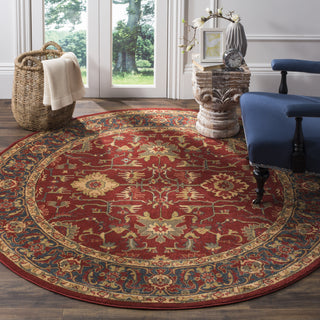 Safavieh Mahal MAH693F Red/Navy Area Rug 