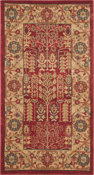 Safavieh Mahal MAH697A Red/Natural Area Rug 