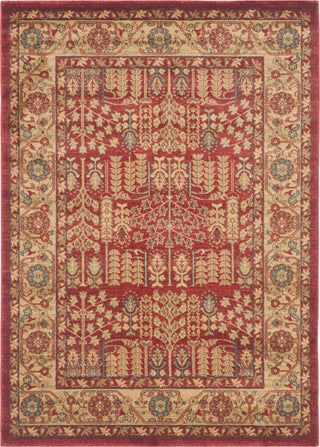 Safavieh Mahal MAH697A Red/Natural Area Rug 