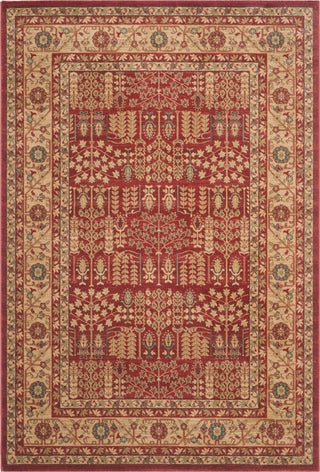 Safavieh Mahal MAH697A Red/Natural Area Rug 