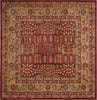 Safavieh Mahal MAH697A Red/Natural Area Rug 