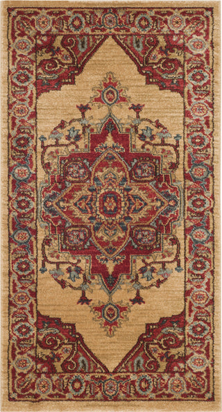 Safavieh Mahal MAH698A Red/Natural Area Rug 