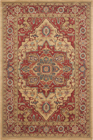 Safavieh Mahal MAH698A Red/Natural Area Rug main image