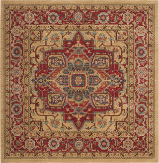 Safavieh Mahal MAH698A Red/Natural Area Rug 