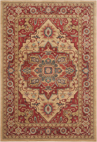 Safavieh Mahal MAH698A Red/Natural Area Rug 